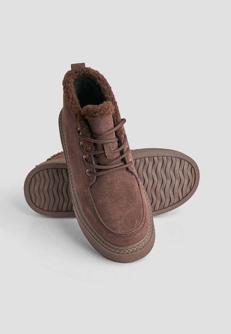 Черевики замшеві жіночі shoeslovers.com.ua