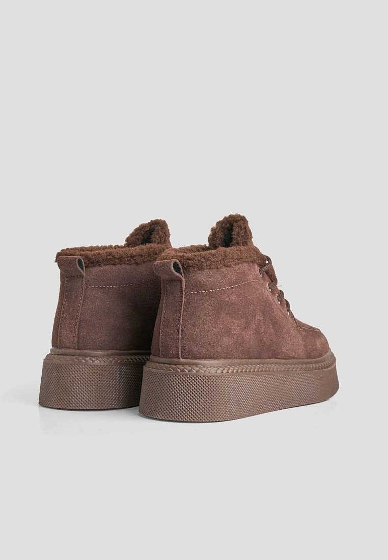 Черевики замшеві жіночі shoeslovers.com.ua