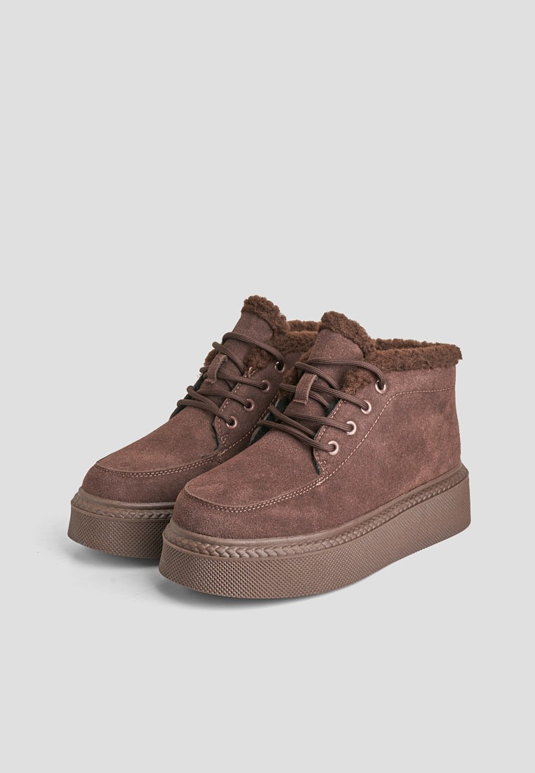 Черевики замшеві жіночі shoeslovers.com.ua