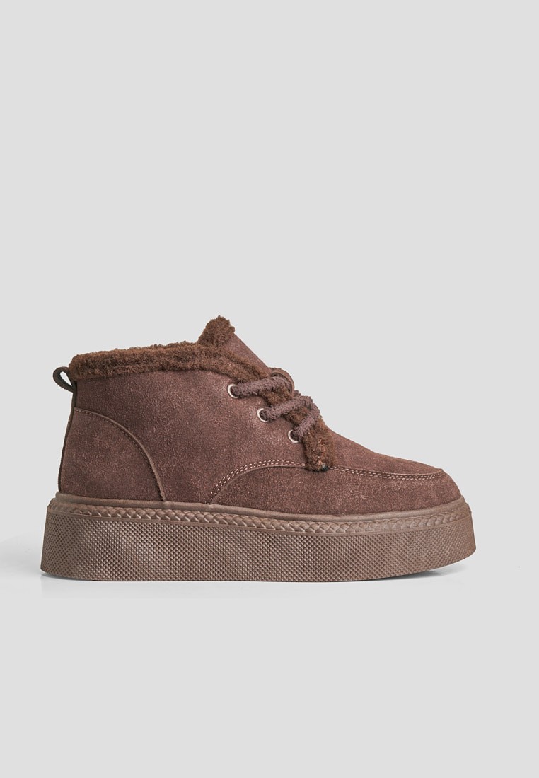 Черевики замшеві жіночі shoeslovers.com.ua