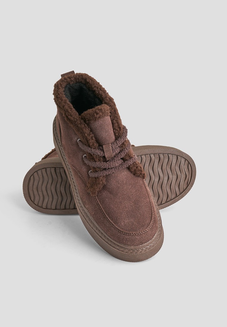 Черевики замшеві жіночі shoeslovers.com.ua