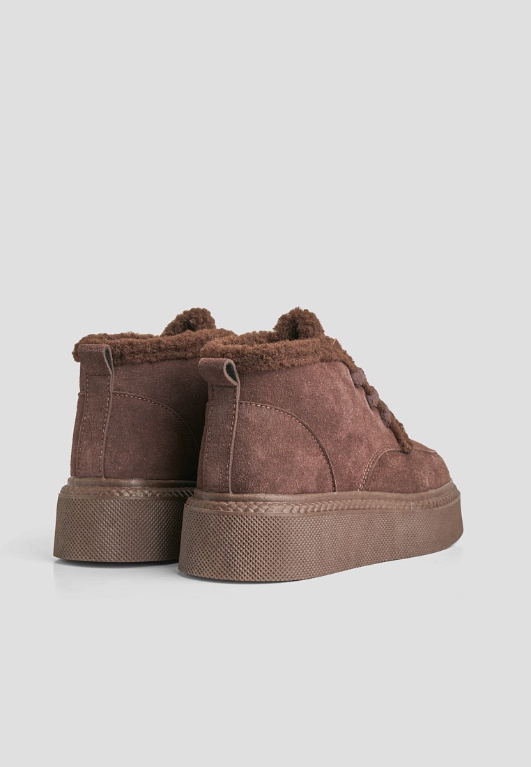 Черевики замшеві жіночі shoeslovers.com.ua