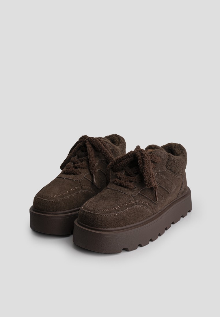 Черевики замшеві жіночі shoeslovers.com.ua