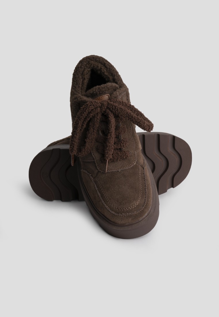 Черевики замшеві жіночі shoeslovers.com.ua