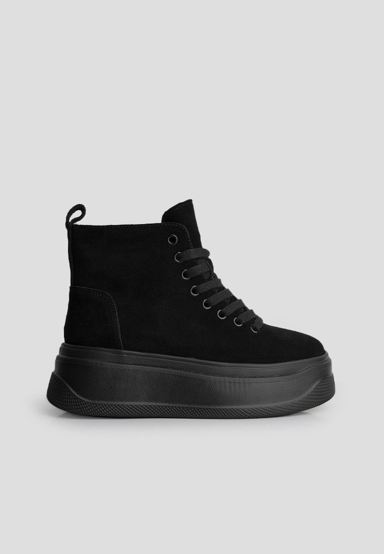 Черевики замшеві жіночі shoeslovers.com.ua