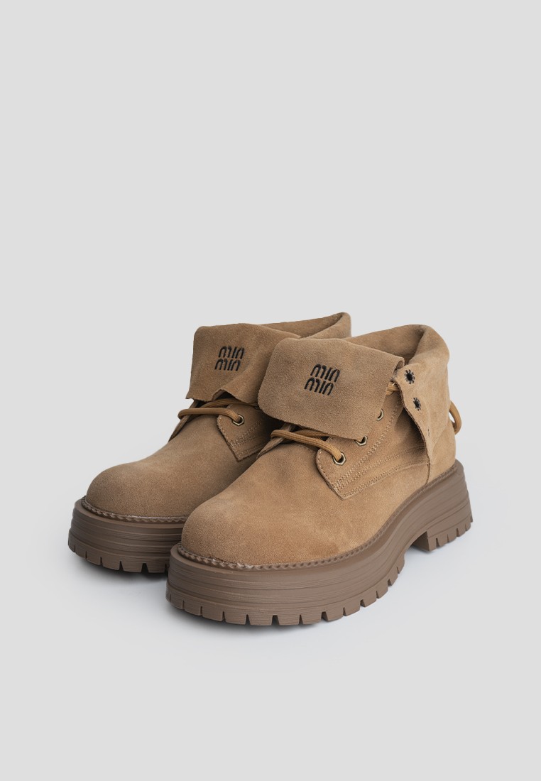 Черевики замшеві жіночі shoeslovers.com.ua