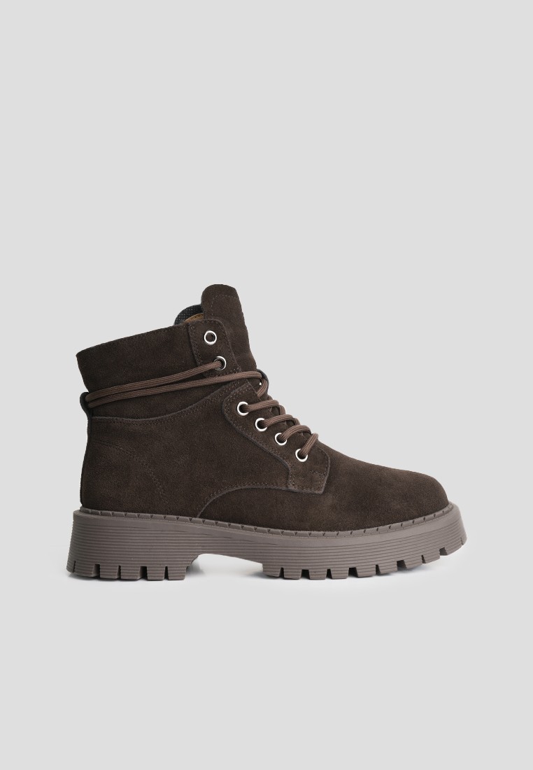 Черевики замшеві жіночі shoeslovers.com.ua