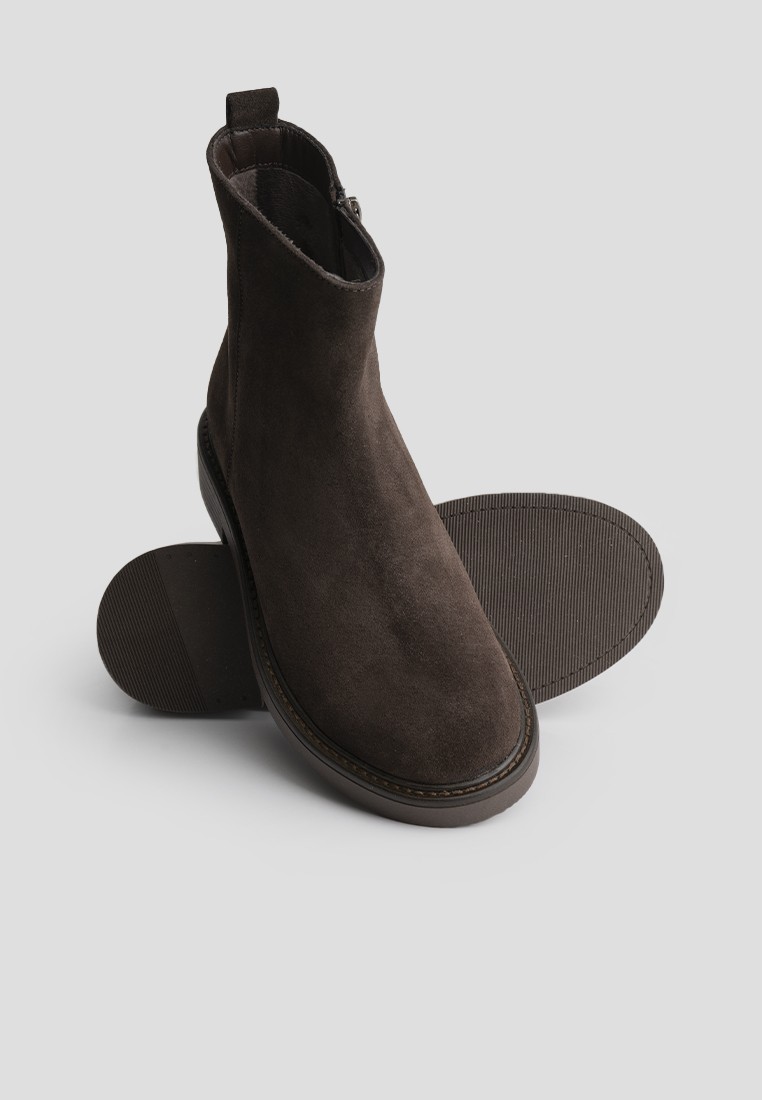 Черевики замшеві жіночі shoeslovers.com.ua