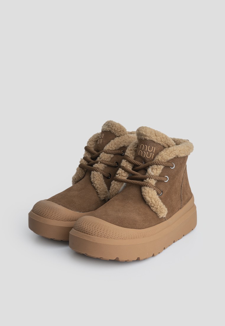 Черевики замшеві жіночі shoeslovers.com.ua