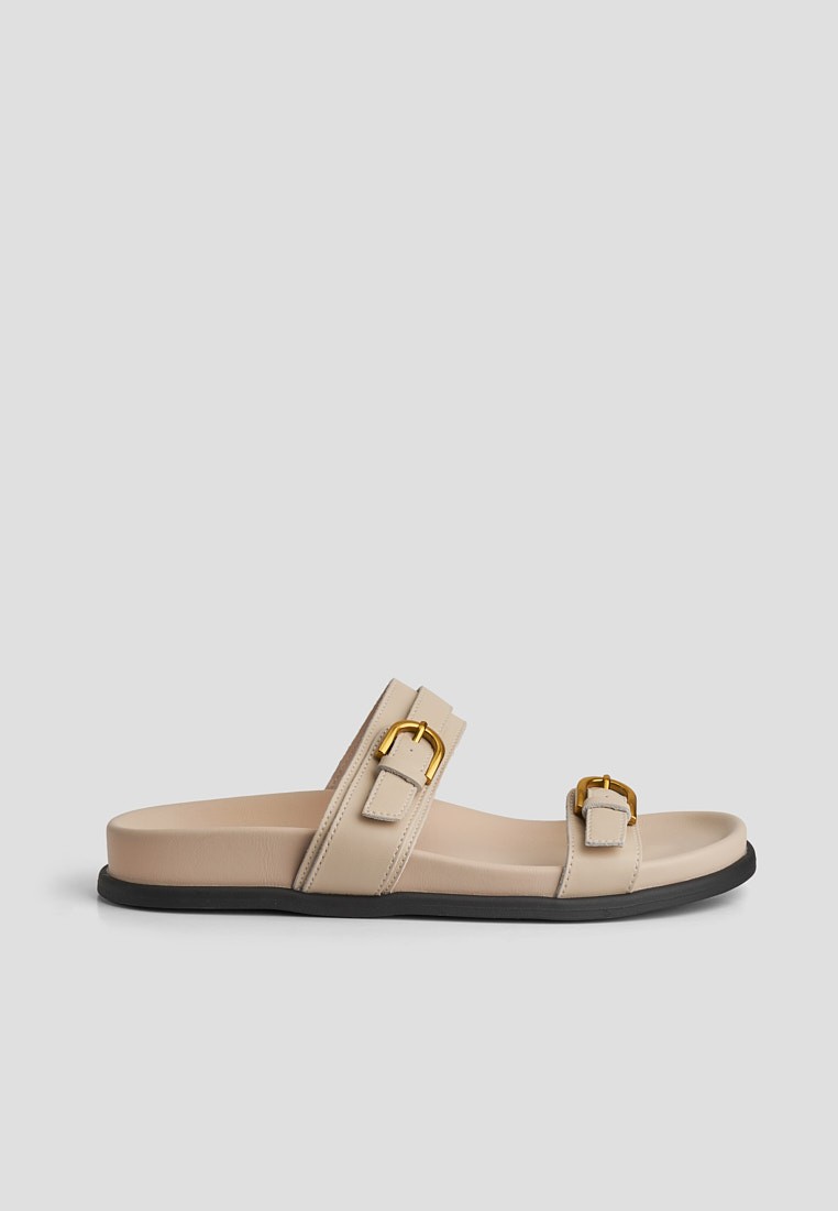 Шльопанці шкіряні жіночі shoeslovers.com.ua