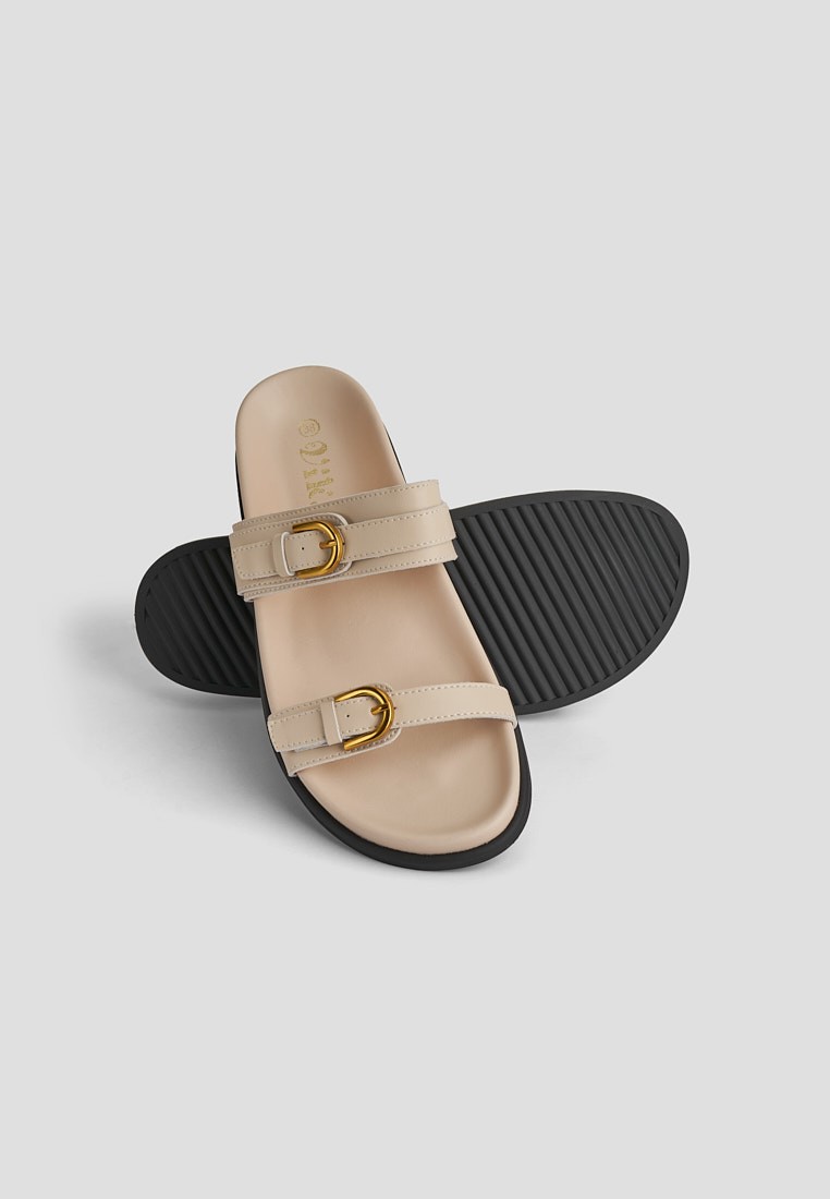 Шльопанці шкіряні жіночі shoeslovers.com.ua