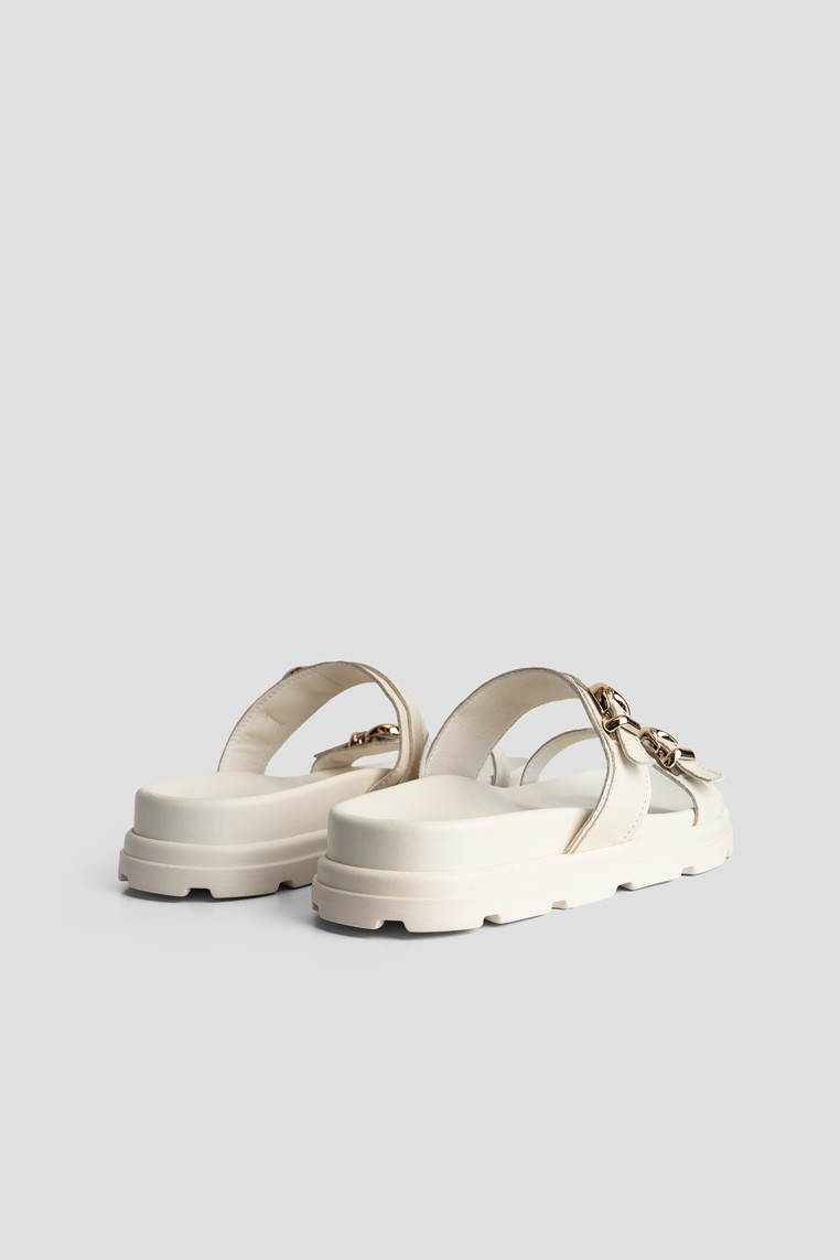 Шльопанці шкіряні жіночі shoeslovers.com.ua