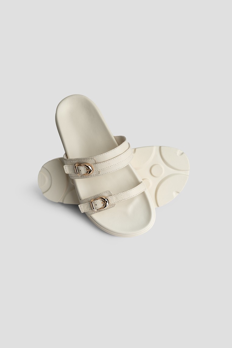 Шльопанці шкіряні жіночі shoeslovers.com.ua