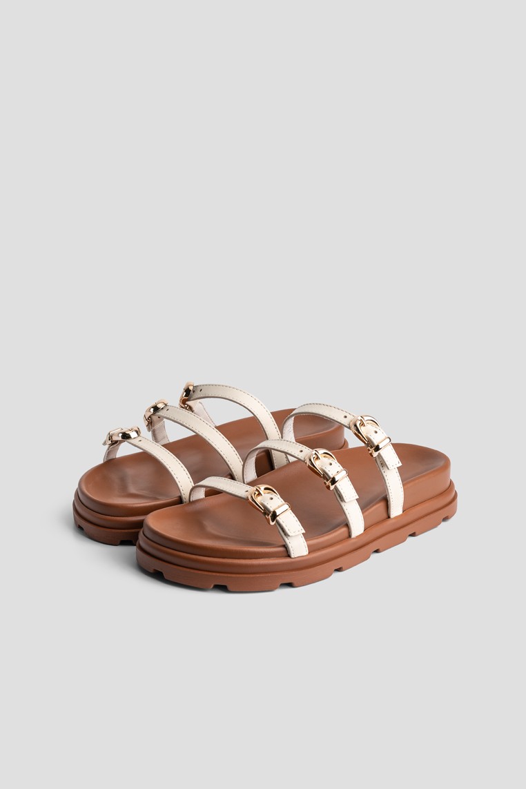 Шльопанці шкіряні жіночі Vzuttya.UA