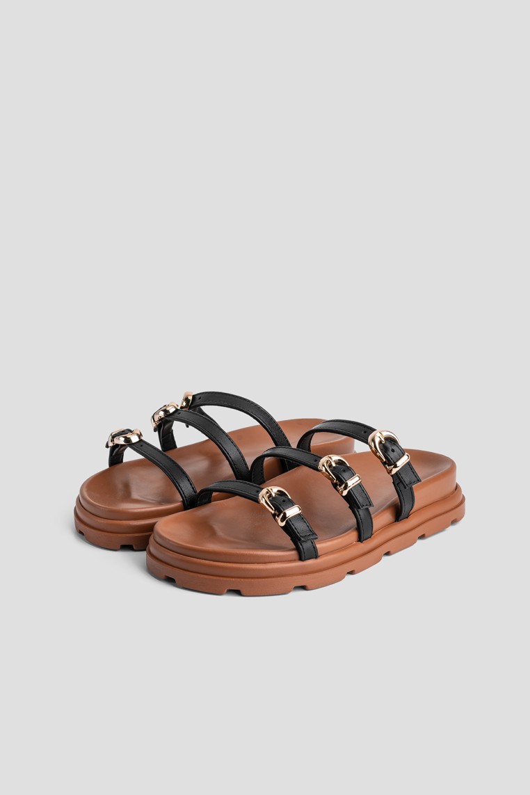 Шльопанці шкіряні жіночі Vzuttya.UA