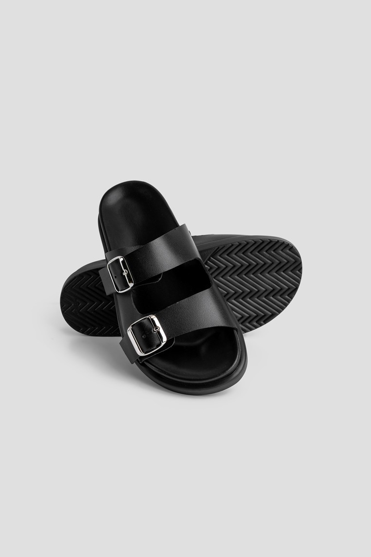 Шльопанці шкіряні жіночі shoeslovers.com.ua