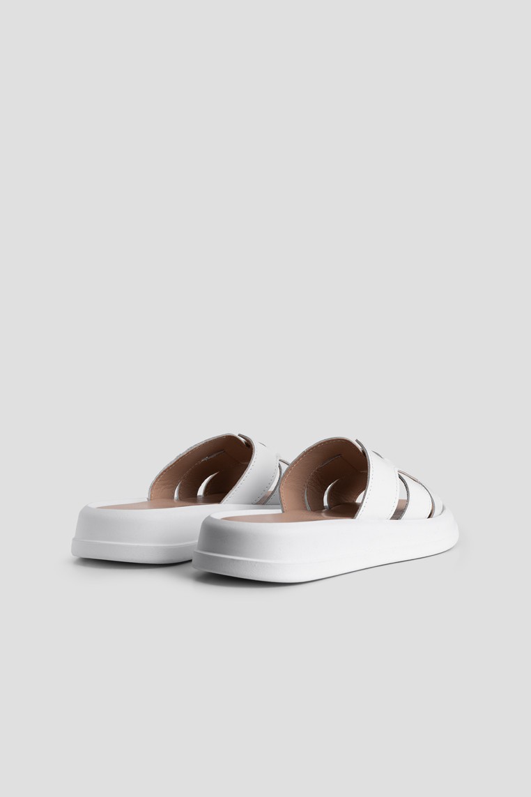 Шльопанці шкіряні жіночі shoeslovers.com.ua