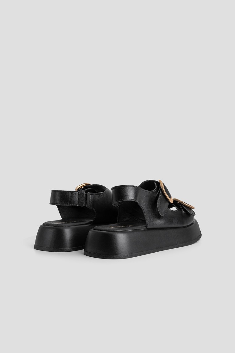 Босоніжки шкіряні жіночі shoeslovers.com.ua