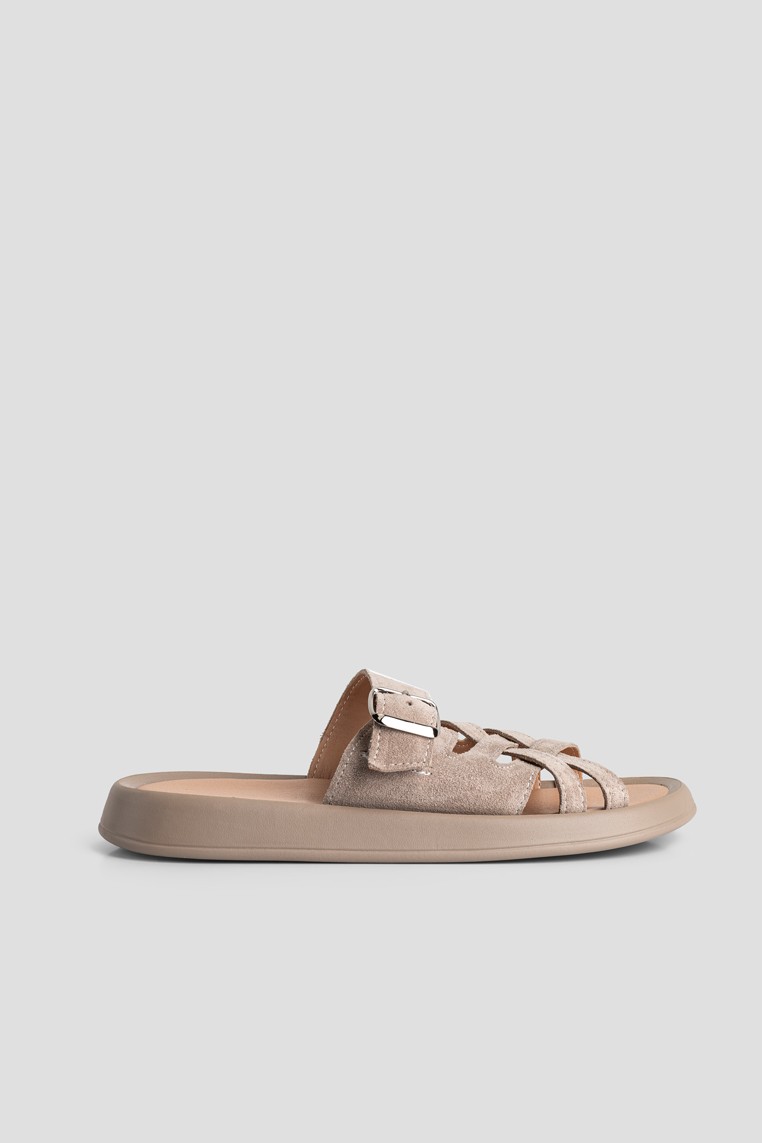 Шльопанці шкіряні жіночі