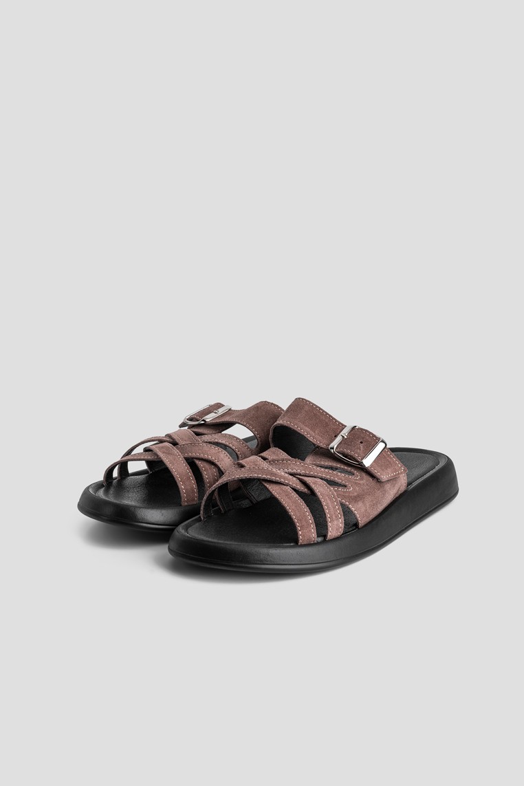 Шльопанці шкіряні жіночі Vzuttya.UA