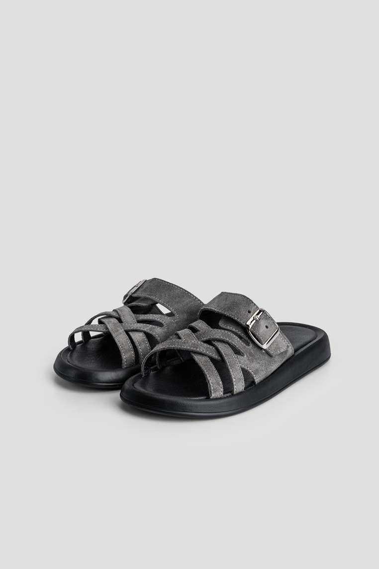 Шльопанці шкіряні жіночі Vzuttya.UA