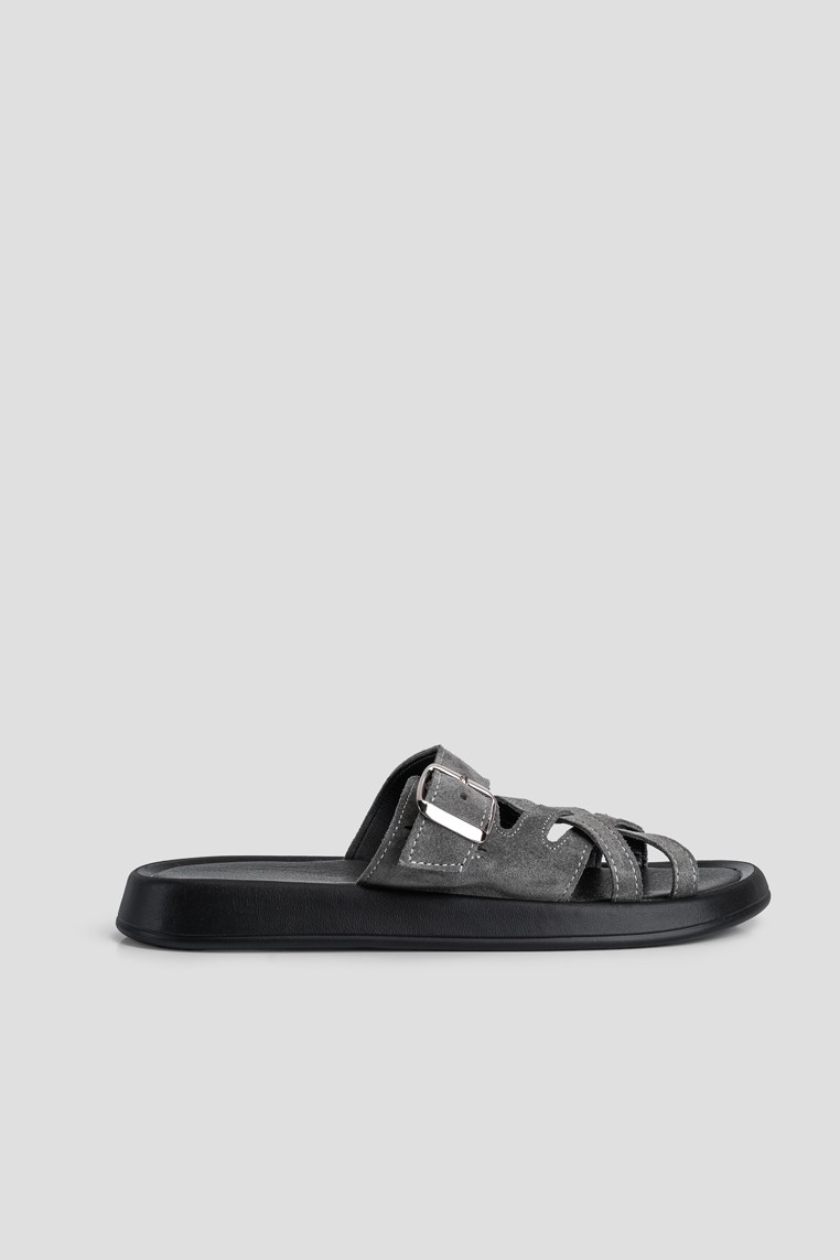 Шльопанці шкіряні жіночі shoeslovers.com.ua