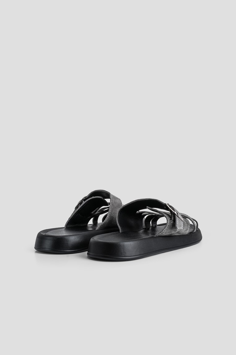 Шльопанці шкіряні жіночі shoeslovers.com.ua