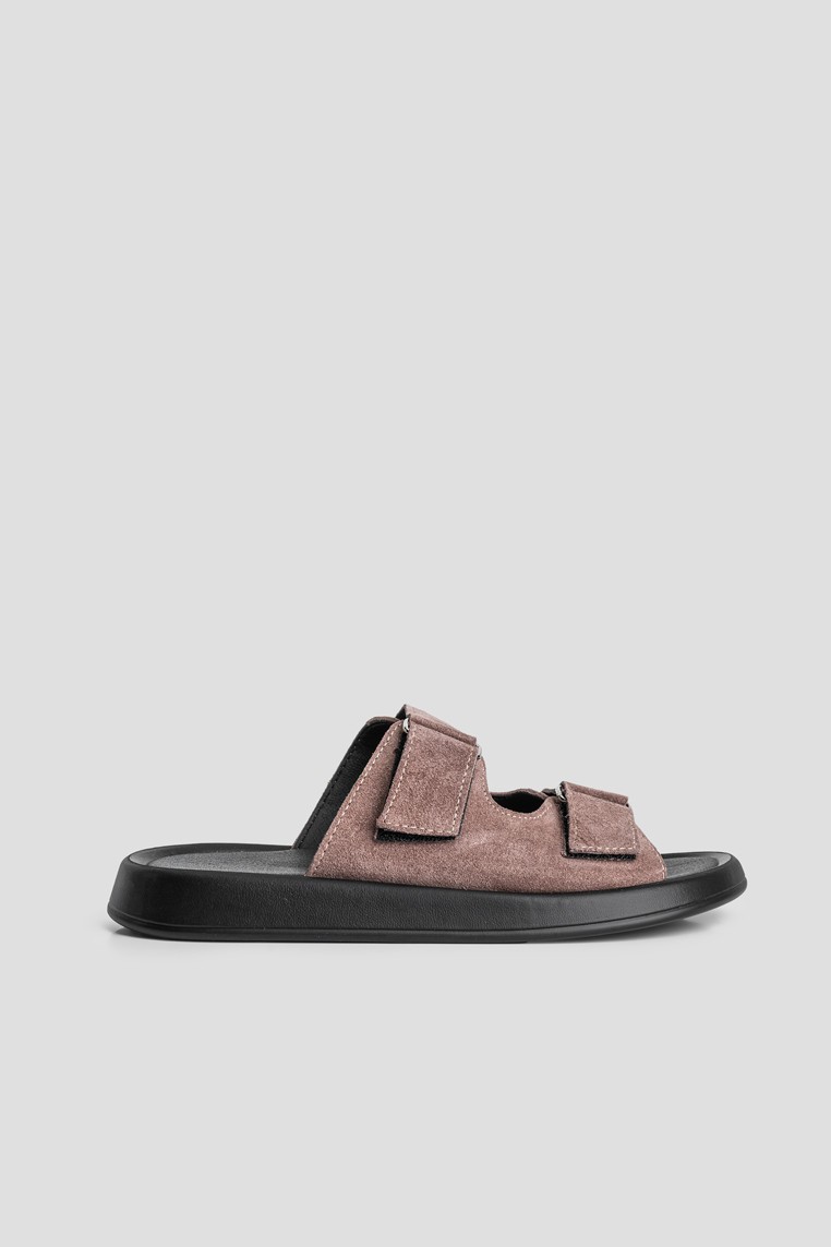 Шльопанці шкіряні жіночі shoeslovers.com.ua