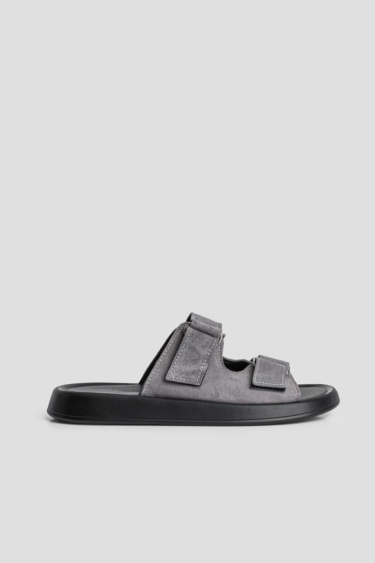 Шльопанці шкіряні жіночі shoeslovers.com.ua