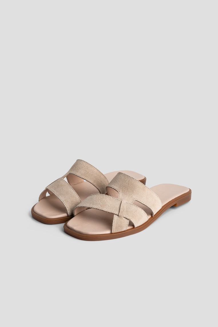 Шльопанці шкіряні жіночі shoeslovers.com.ua