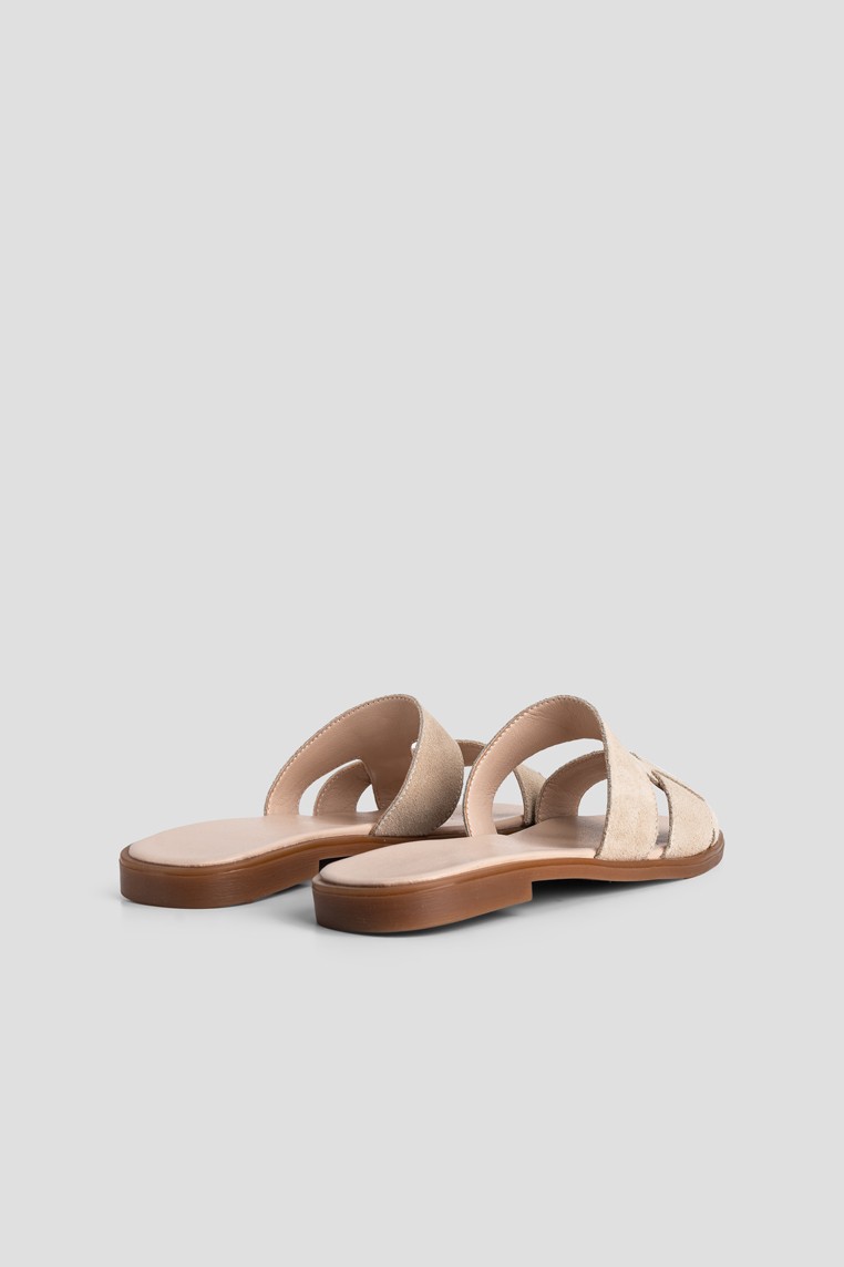 Шльопанці шкіряні жіночі shoeslovers.com.ua