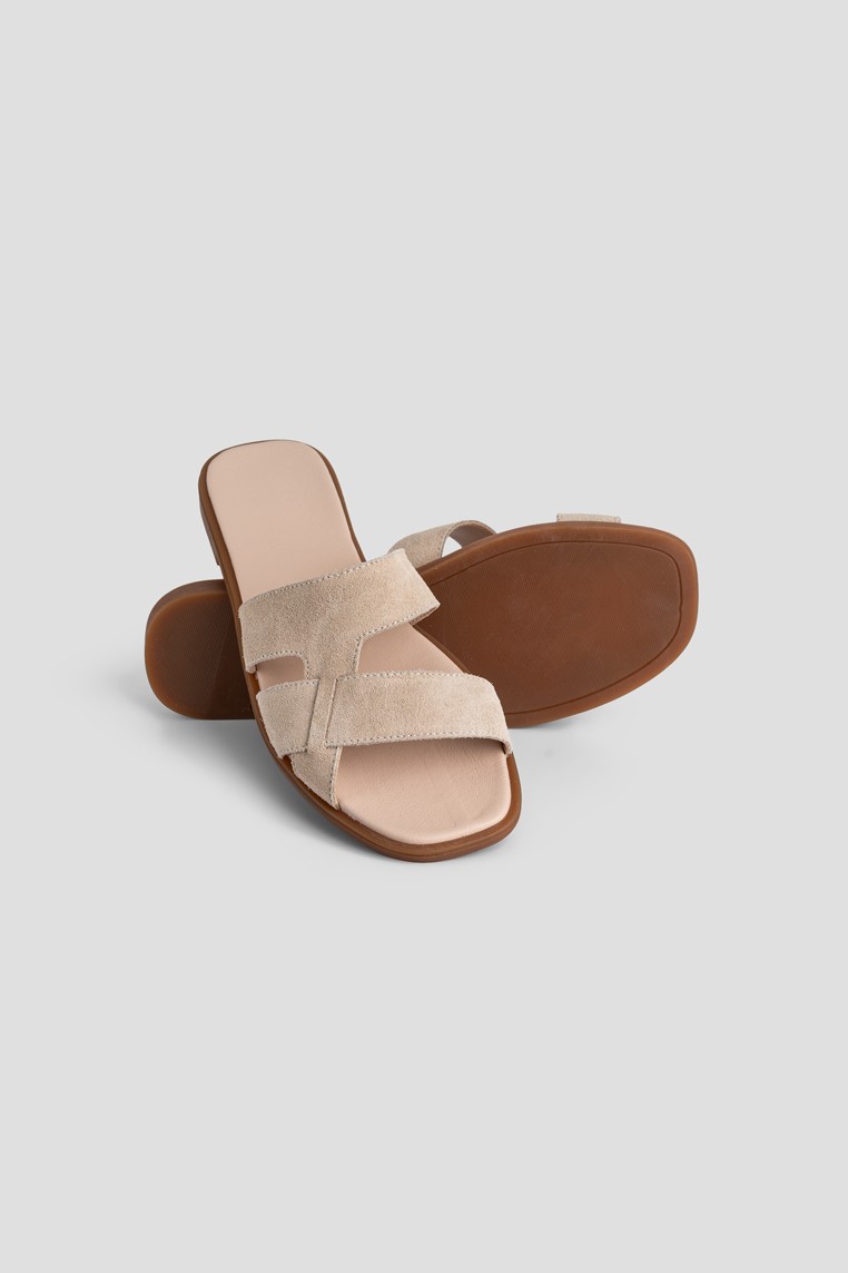 Шльопанці шкіряні жіночі shoeslovers.com.ua