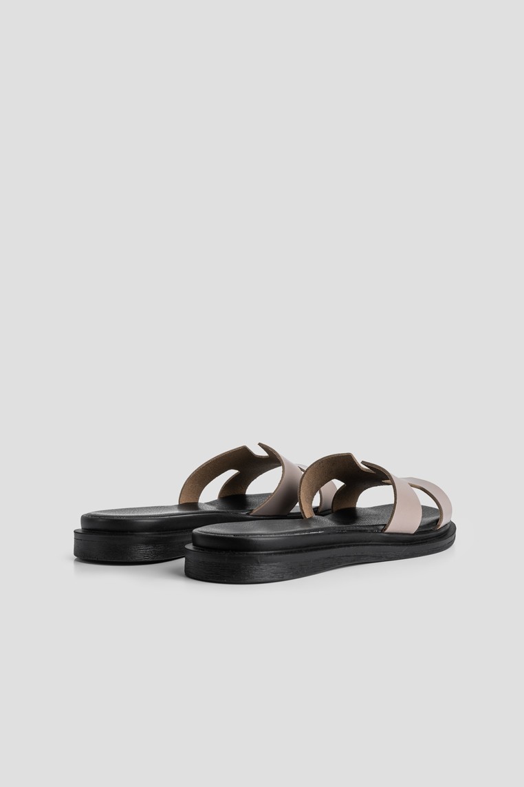 Шльопанці шкіряні жіночі shoeslovers.com.ua