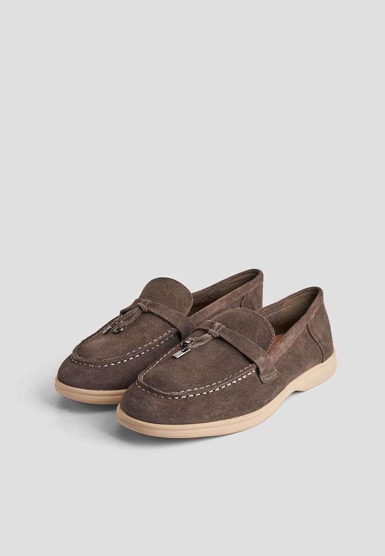 Лофери замшеві жіночі shoeslovers.com.ua