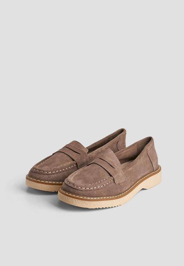 Лофери замшеві жіночі shoeslovers.com.ua