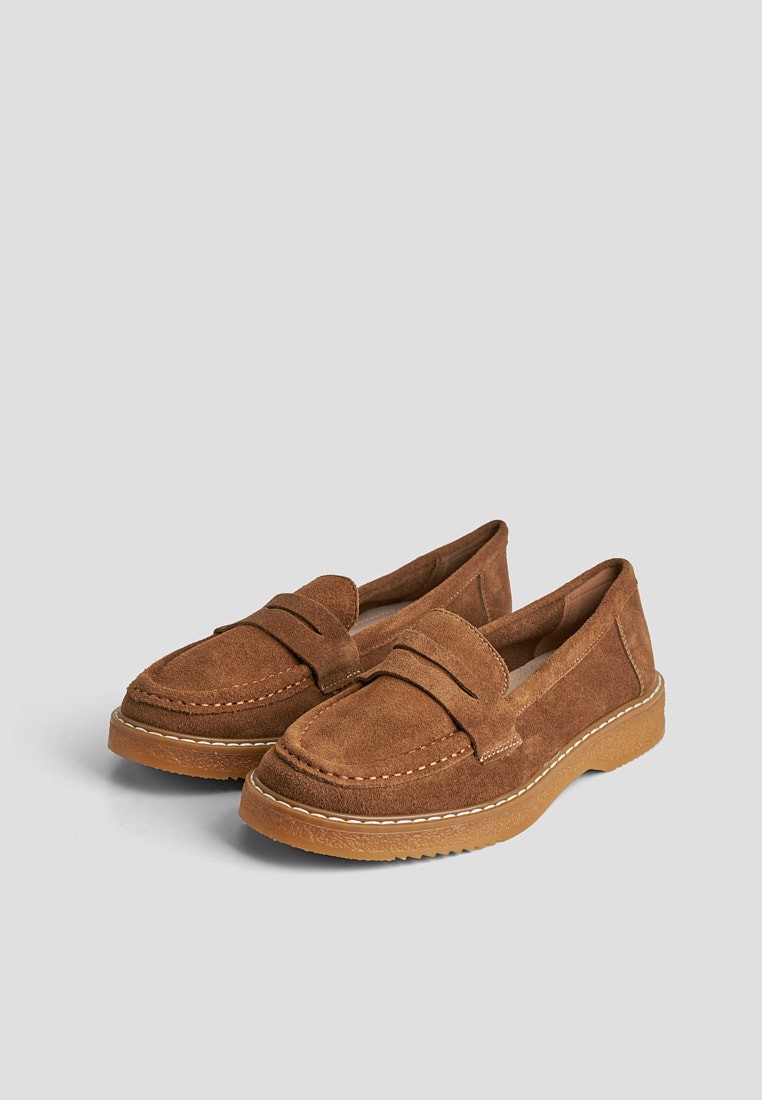 Лофери замшеві жіночі shoeslovers.com.ua