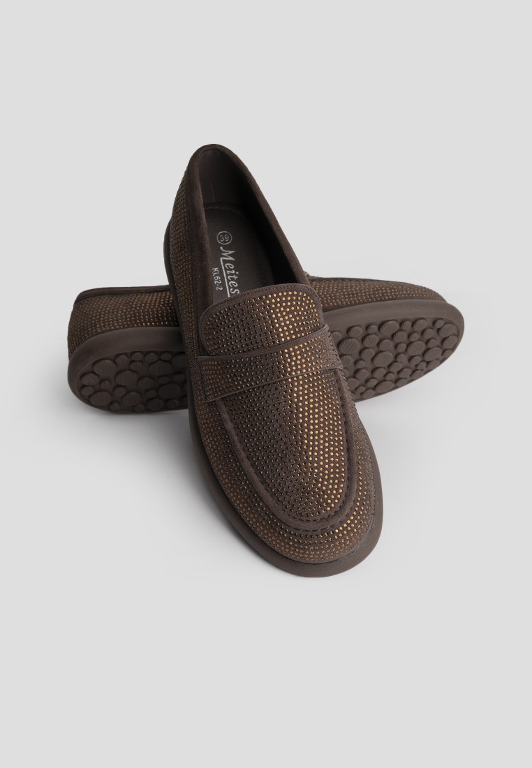 Лофери замшеві жіночі shoeslovers.com.ua