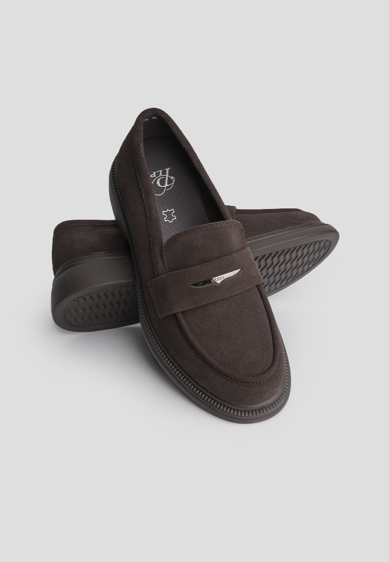 Лофери замшеві жіночі shoeslovers.com.ua