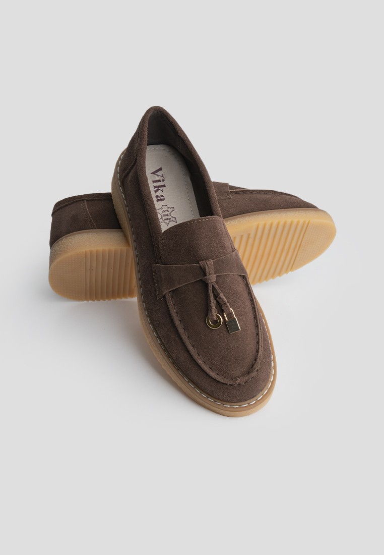 Лофери замшеві жіночі shoeslovers.com.ua