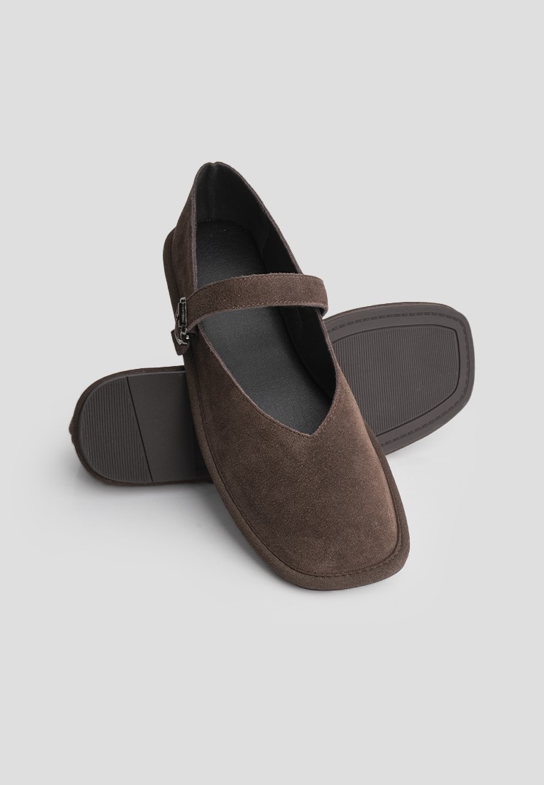 Балетки замшеві жіночі shoeslovers.com.ua