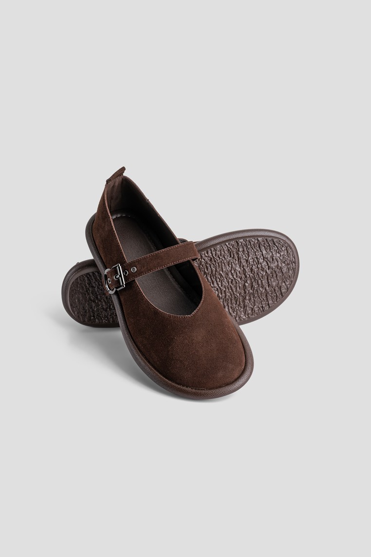 Балетки замшеві жіночі shoeslovers.com.ua