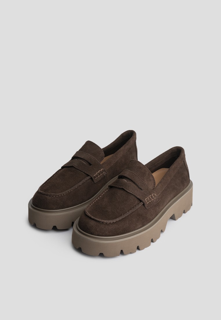 Лофери замшеві жіночі shoeslovers.com.ua