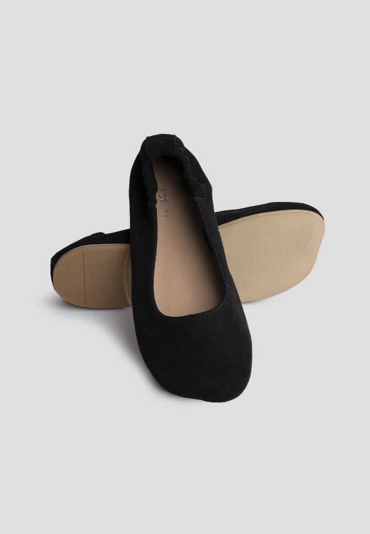 Балетки замшеві жіночі shoeslovers.com.ua