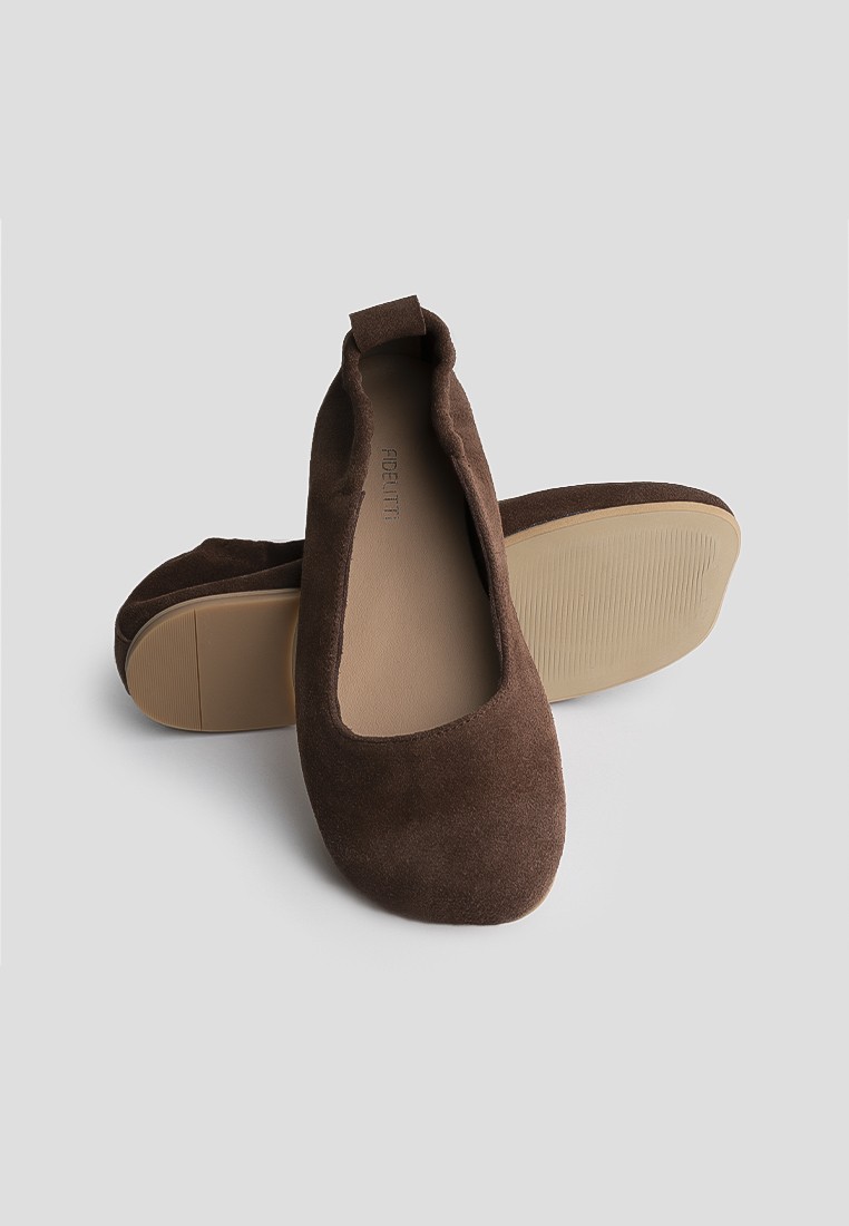 Балетки замшеві жіночі shoeslovers.com.ua