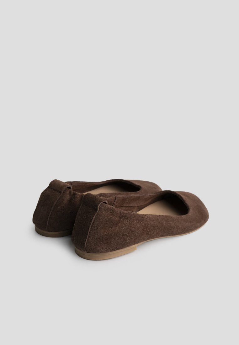 Балетки замшеві жіночі shoeslovers.com.ua