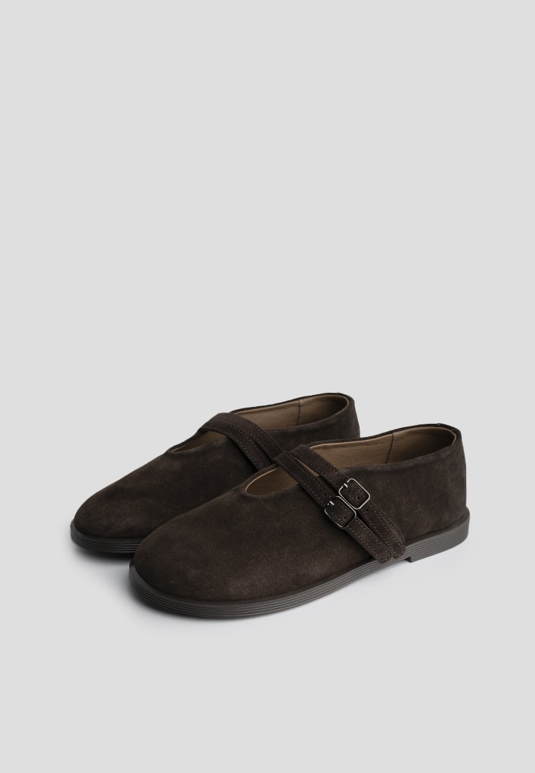 Балетки замшеві жіночі shoeslovers.com.ua