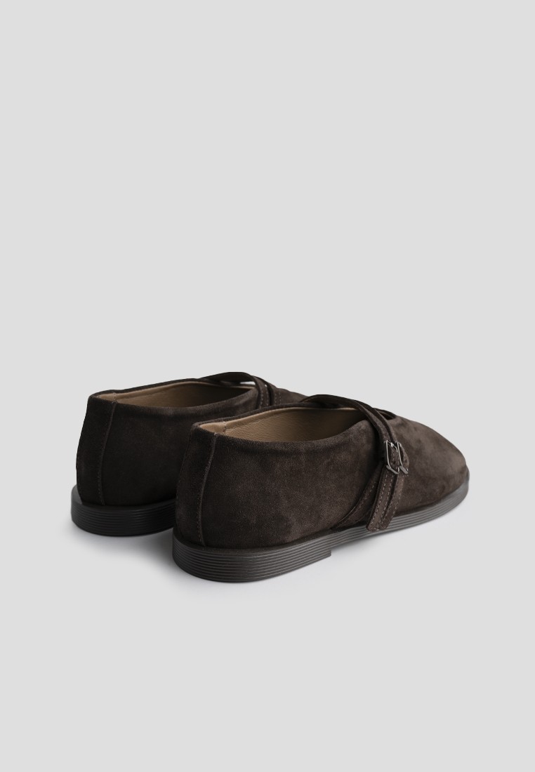 Балетки замшеві жіночі shoeslovers.com.ua