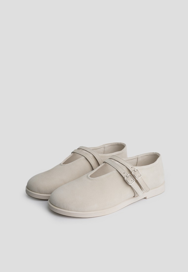 Балетки замшеві жіночі shoeslovers.com.ua