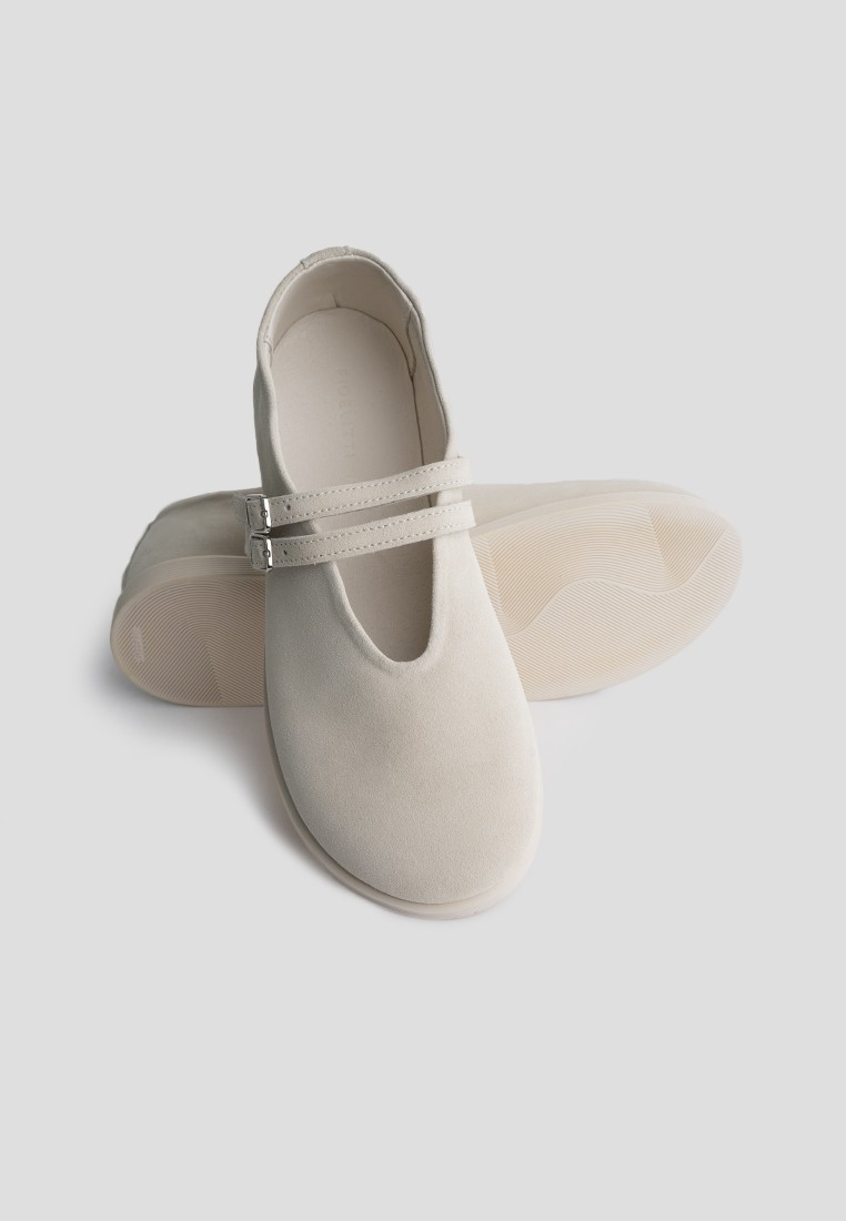 Балетки замшеві жіночі shoeslovers.com.ua