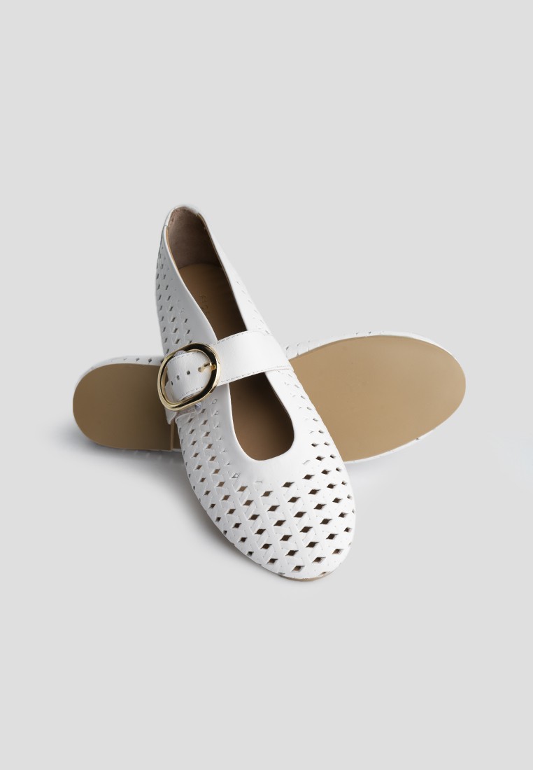 Балетки шкіряні жіночі shoeslovers.com.ua